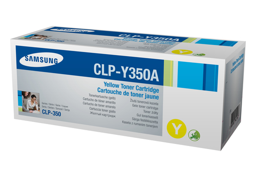 Original Samsung CLPY350A Yellow Toner Cartridge - image 3