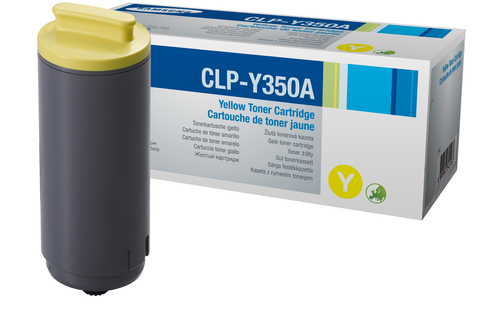 Original Samsung CLPY350A Yellow Toner Cartridge - image 2