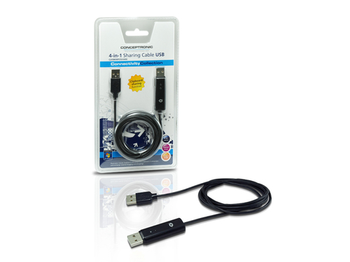 Conceptronic 4-in-1 Sharing Cable USB, afbeelding 6