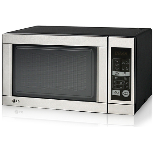 LG MS-1944JL microwave Black, Silver