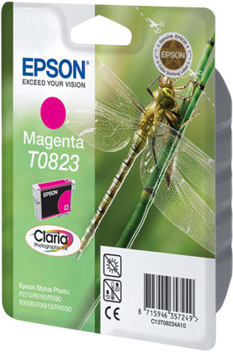 Epson T0823 Magenta Ink Cartridge