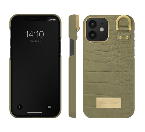 iDeal of Sweden Atelier Case iPhone 12/12P Sage Croco