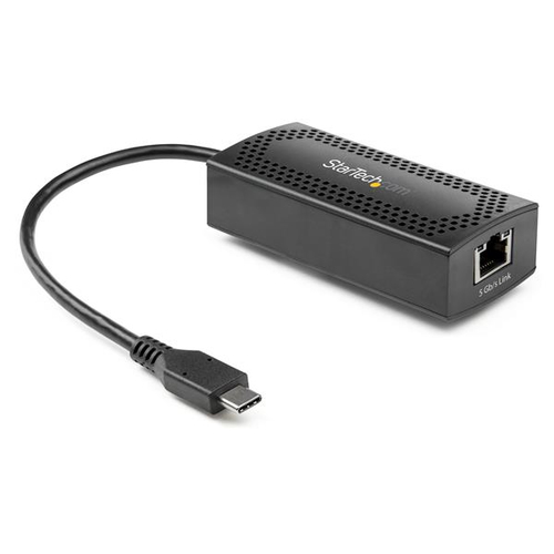 StarTech.com 5GbE USB C Network Adapter - NBASE-T NIC - USB 3.0 Type C 2.5 GbE /5 GbE Multi Speed Gigabit Ethernet - USB 3.1 Laptop to RJ45/LAN - Thunderbolt 3