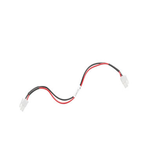 Zebra Strømkabel 32cm Sort Rød