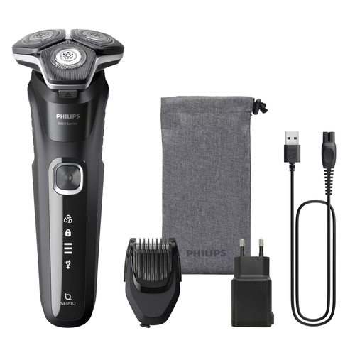 Philips SHAVER Series 5000 S5898/18 men's shaver Rotation shaver Trimmer Black