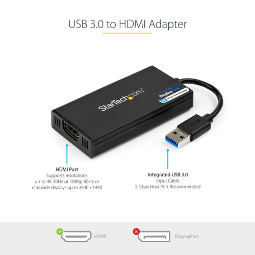 StarTech.com USB 3.0 to HDMI Adapter - 4K – image 7