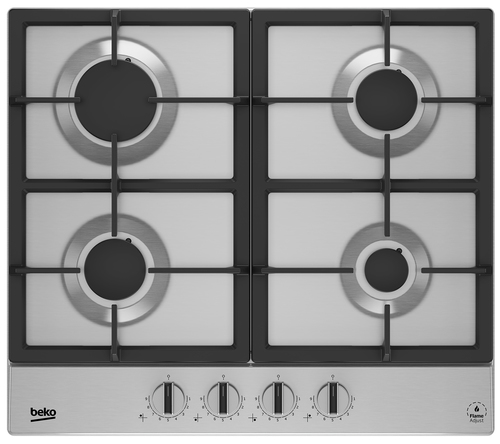 Beko HIAG64325SX 60cm Front Control Gas Hob – image 1