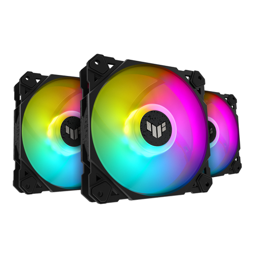 ASUS TUF GAMING TF120 ARGB 3IN1 Корпус компьютера Air cooler 12 cm Черный