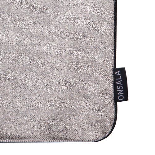 Onsala Laptop Sleeve Glitter 13/14" Silver – image 5
