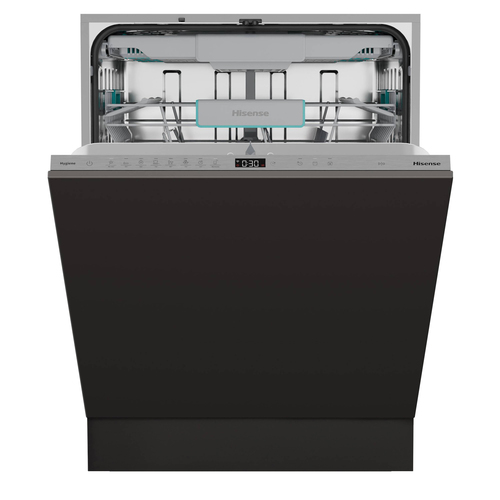 Hisense HV673A60UK Full-size Fully Integrated WiFi-enabled Dishwasher, Silver/Grey - image 2
