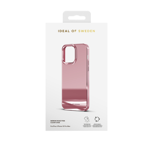 iDeal of Sweden Mirror Case iPhone 15 Pro Max Mirror Rose Pink – image 4