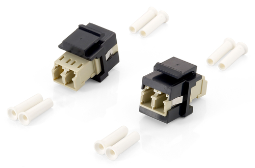 Equip 125570 LWL-Steckverbinder LC/LC 8 Stück(e) Beige, Schwarz