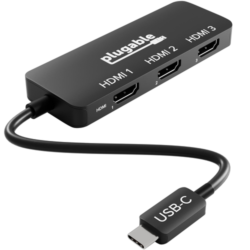 PLUGABLE USB-C MULTI-MONITOR ADAPTER