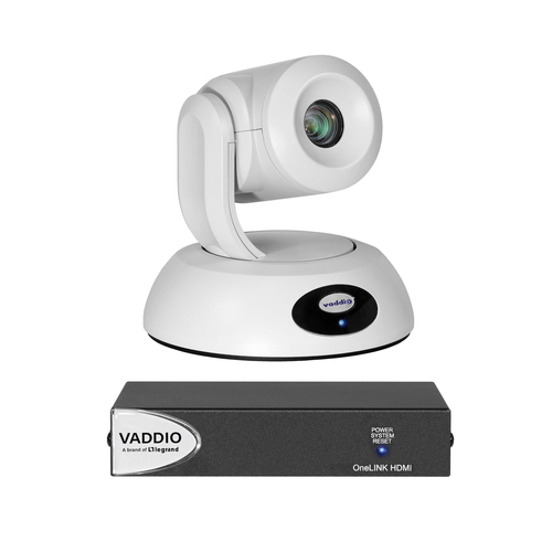 Vaddio RoboSHOT Video Conferencing Camera - 60 fps - White - 1920 x 1080 Video - Network (RJ-45) 999 99999600100W вебкамера Белый