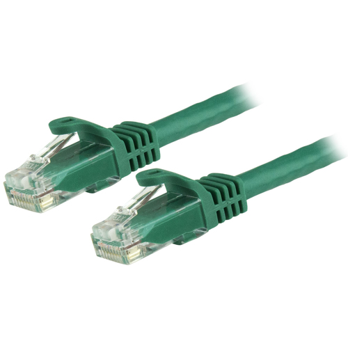 CABLE DE RED GIGABIT CAT6 UTP  DE 15M SNAGLESS VERDE - N6PATC15MGN