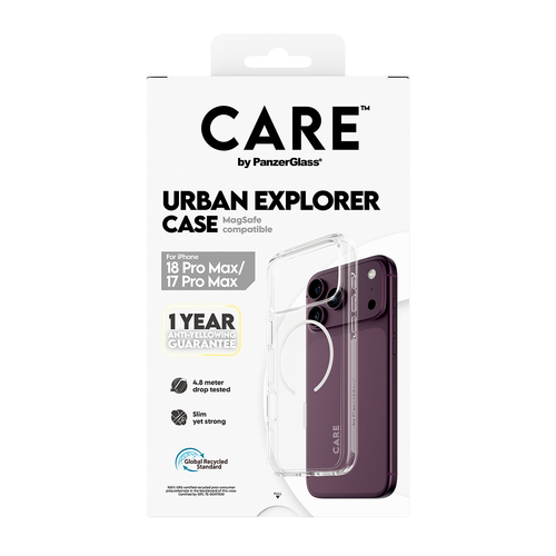 CARE by PanzerGlass Urban Explorer Beskyttelsescover Polycarbonat (PC) Termoplastisk polyuretan (TPU) Apple iPhone 17 Pro Max, 18 Pro Max – billede 3