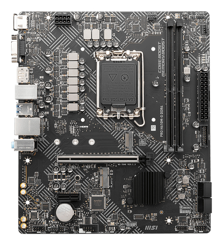 Msi Pro H610M-G DDR4 Intel H610 Socket Lga 1700 micro Atx Motherboard - image 2