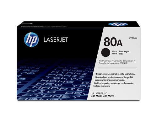 HP 80A Black Original LaserJet Toner Cartridge (CF280A) - image 1