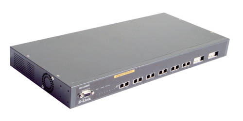 D-Link Switch 6xGENet SX SC+2xGBIC slot L3 19"