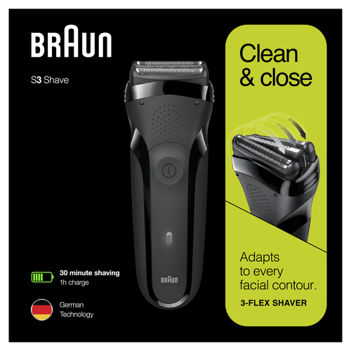 Braun Series 3 300 Electric Shaver, Razor for Men, Black – image 4