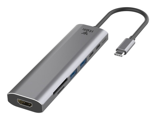 itek HUB 6-in-1, HDMI + 2USBA + SD/TF + 2USB-C – image 3