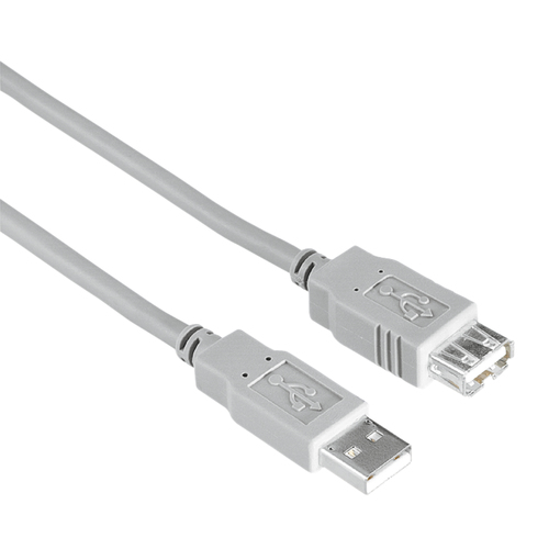 Hama 00200906 USB кабель USB 2.0 3 m USB A 0,48 Gbit/s Серый