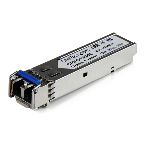 SFP COMPATIBLE GLC-LH-SMD CISCO - 1000BASE-LH - MONOMODO 1GBE - LC 20KM - 1310NM - CISCO FIREPOWER IE2000 IE4000 DDM - STARTECHCOM MOD SFPG1320C SFPG1320C - SFPG1320C