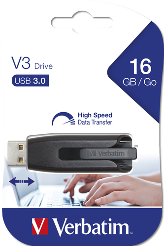 Verbatim Store 'n' Go V3 USB 3.0 Flash Drive 16GB Black - image 5