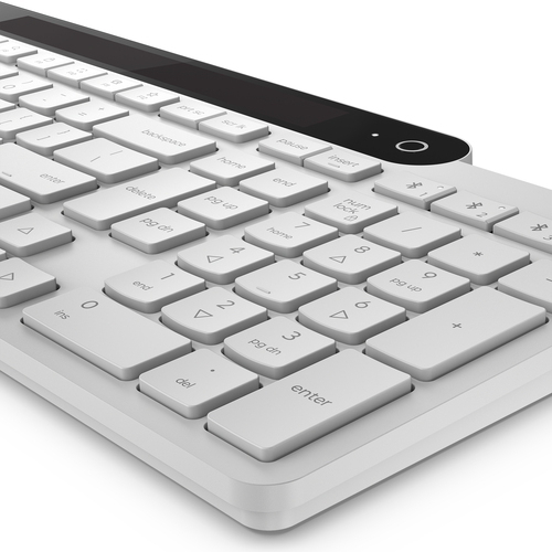 Lenovo 800 Self-Charging Bluetooth Toetsenbord QWERTY Wit, afbeelding 10