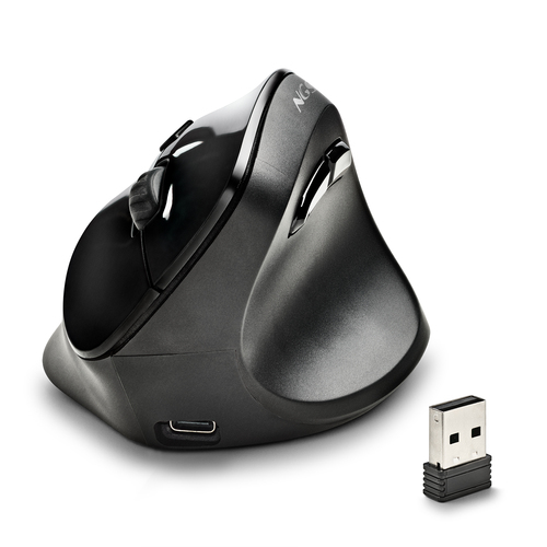 NGS EVO MOKSHA ratón Mano derecha RF inalámbrico Óptico 2400 DPI
