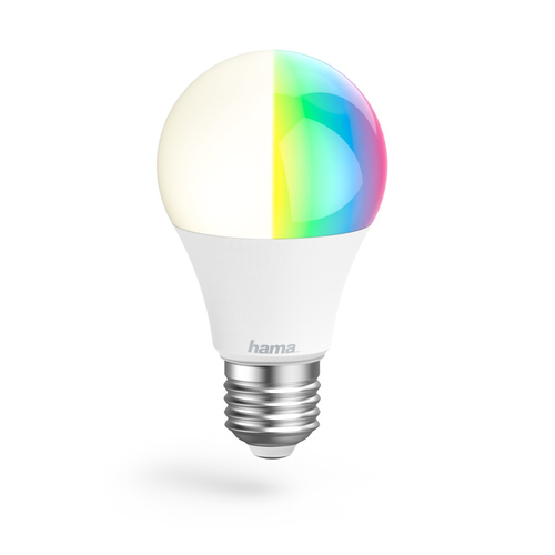 Hama 00176597 energy-saving lamp Дневное освещение, Изменяемый, Теплый белый 10 W E27