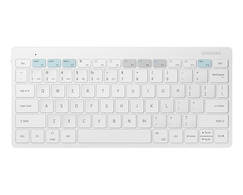 Samsung EJ-B3400BWGGDE mobile device keyboard QWERTZ German Bluetooth White