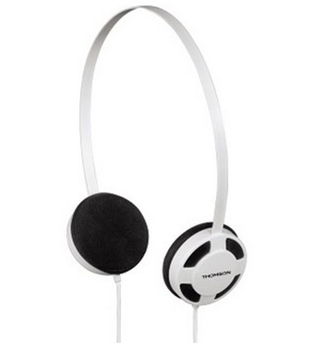 Hama HED1112W/BK Headphones Wired Head-band Black, White