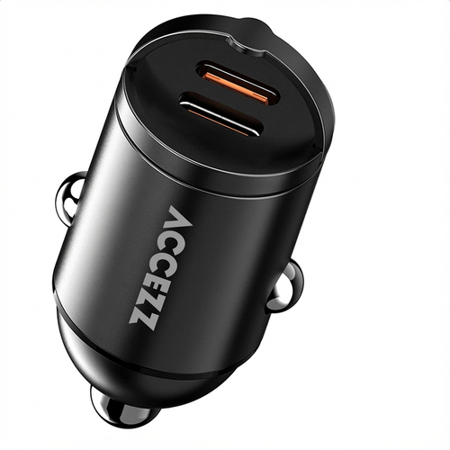 <div>Met de Accezz autolader laad je onderweg razendsnel je apparaten op. Dankzij de dubbele USB-C poorten en Power Delivery 3.0 technologie kun je