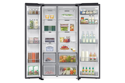 Samsung Bespoke AI Series 7 RS70F67QCTEU American-Style Fridge Freezer - Silver/Grey - image 2