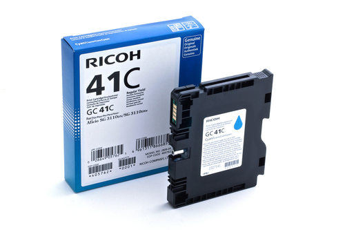 Original Ricoh 405762 Cyan Gel Cartridge - image 2