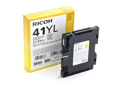 Original Ricoh 405768 Yellow Ink Cartridge - image 2