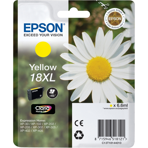 Original Epson T1814 High Capacity Yellow Ink Cartridge - image 1