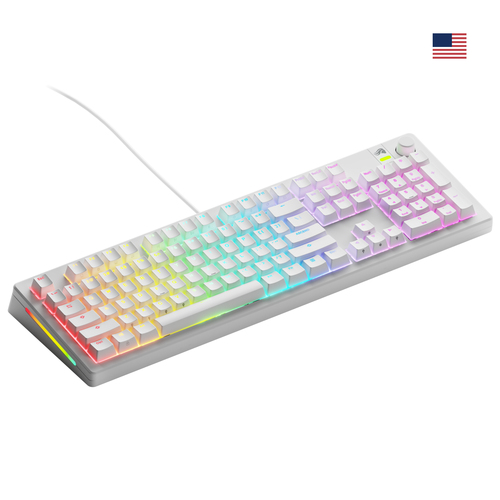 Glorious GMMK 3 100% Prebuilt Wired White gaming toetsenbord