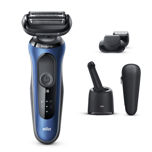 Braun Series 6 60-B7500cc Foil shaver Trimmer Blue – image 4