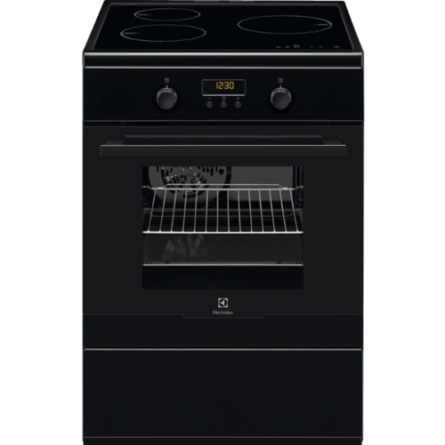 Electrolux EKI66700OK Freestanding cooker Electric Zone induction hob Black