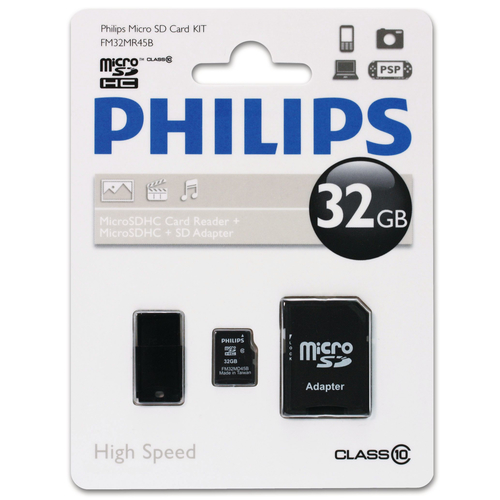 Philips Micro SD cards FM64MR45B/97 – image 2
