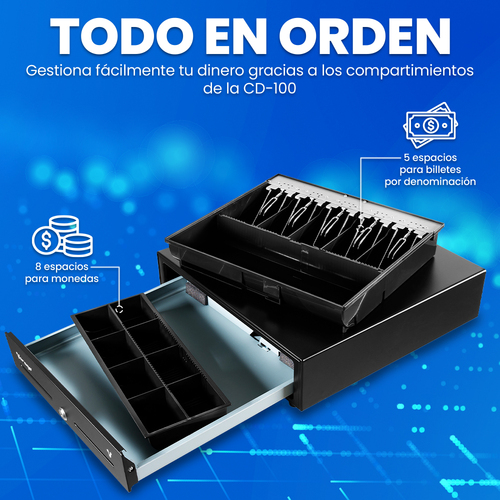 Cajon de dinero VORAGO CD-100