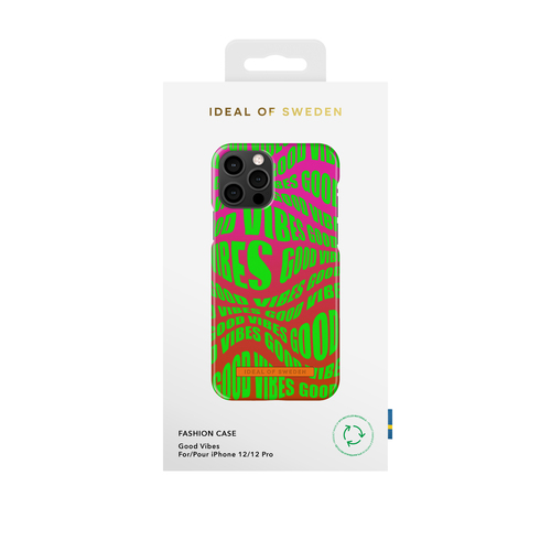 iDeal of Sweden Printed Case iPhone 12/12P Good Vibes