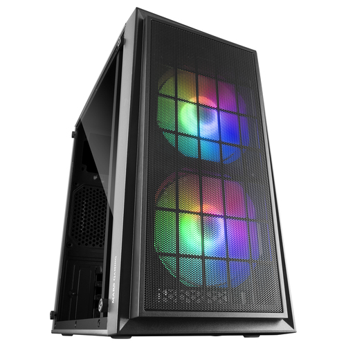 Mars Gaming MCDUO computer case Mini Tower Black