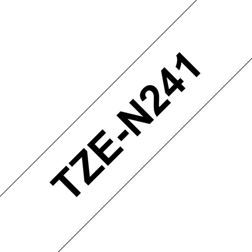Brother P-touch TZe-N241 18mm x 8m Black On White TZEN241 - image 1