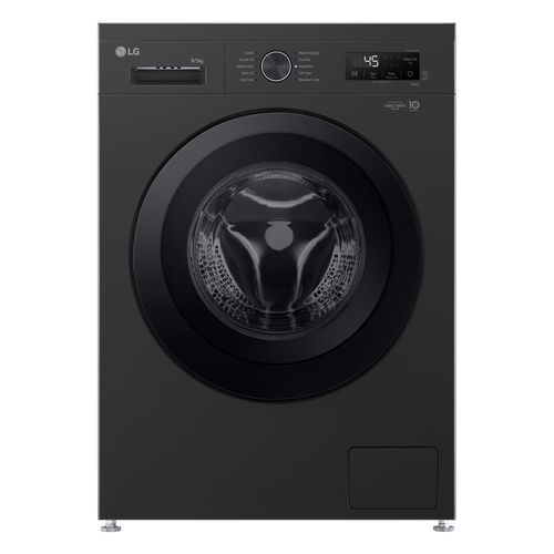 LG X10 Series ThinQ™ W4X1095NNK Wifi Connected 9Kg/5Kg Washer Dryer with 1400 rpm - Black - E Rated [Wash&Dry], A Rated [Wash Only], Black - image 1