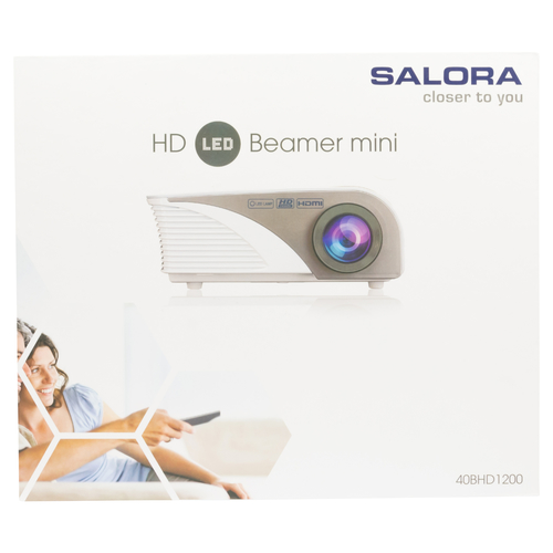 Salora 40BHD1200 data projector Short throw projector 65 ANSI lumens LED Grey, White – image 8