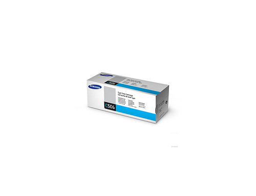 Original Samsung Clt-C506L Cyan Toner Cartridge - image 2