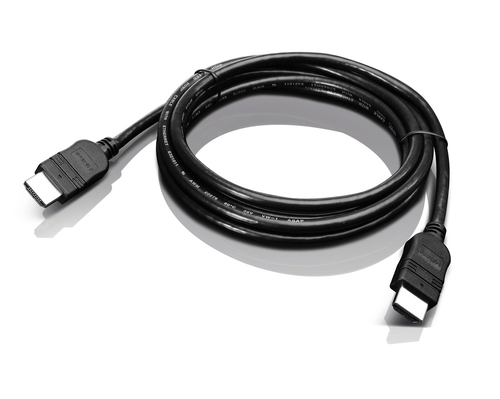 Lenovo 2.0m HDMI. Cable length: 2 m, Connector 1: HDMI Type A (Standard), Connector 1 gender: Male, Connector 2: HDMI Type